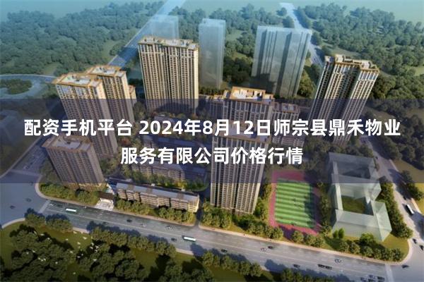 配资手机平台 2024年8月12日师宗县鼎禾物业服务有限公司价格行情