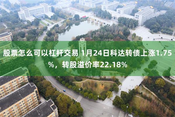 股票怎么可以杠杆交易 1月24日科达转债上涨1.75%，转股溢价率22.18%